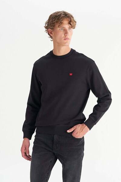 WRANGLER Black Men's Sweatshirt Gw2520255