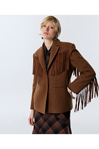 Twist YÜN İÇERİKLİ PÜSKÜLLÜ BLAZER