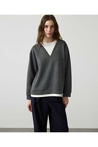 MISS IPEKYOL Çift parça görünüm sweatshirt