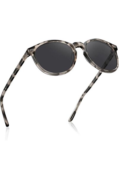 DUCOO DUCO Retro Round UV400 Polarized Sunglasses for Women Men Vintage Shade...