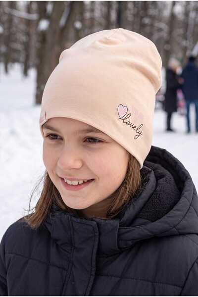 Aware Time Kitti 9-15 Years Old Waitress Girl Combed Cotton Beret