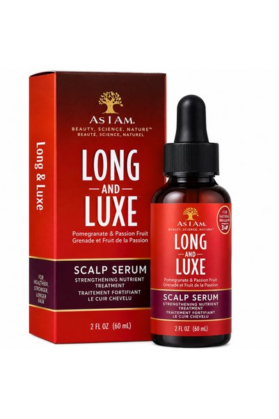 As I Am Long And Luxe Scalp Serum 2 Ounce Strengthening Nano Treatment Enriched With Biotin, Aloe Vera, And Saw Palmetto