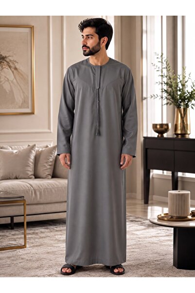 Generic Brand ثوب إماراتي رجالي – كندورة خليجية أنيقة ومريحة – عرض 26 إنش