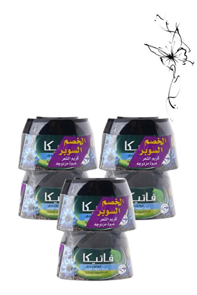 Vatika 3 قطع كريم تصفيف الشعر بالحبة السوداء 140 مل عبوة من 2