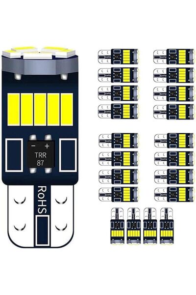 MAKINGTEC 194 LED Bulb, 6000k White T10 LED Bulbs, W5W T10 168 Led Bulbs 15-S...
