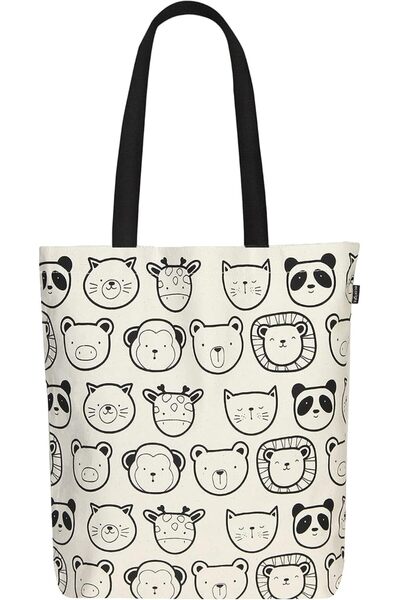 Eco Right EcoRight 100% Organic Canvas Tote Bag with Zip, Eco-friendly Small ...