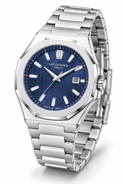 Lee Cooper OTKLC000067 Erkek Çelik Kordonlu Quartz Kol Saati