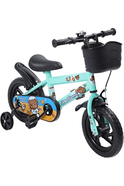 Generic Bike with Training Wheels, 12 Inch Adjustable Kids Bike with Soft Cus...