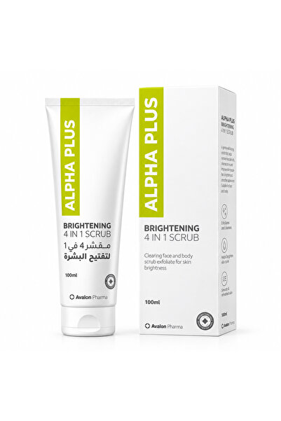 AVALON PHARMA Avalon Alpha Plus Brightening 4 in 1 Scrub 100 Ml