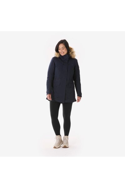 Decathlon Quechua Kadın Outdoor Su Geçirmez Kar Montu/Kışlık Mont - Koyu Mavi...