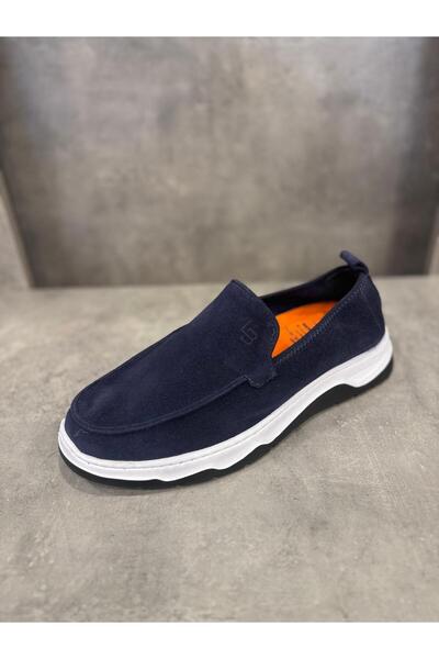 LUCIANO BELLINI Genuine Unlined Leather Lightweight Daily Casual Shoes