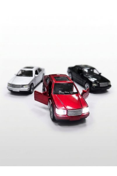 Oyuncakistan 1:32 Ölçek W124 Model Araba - Işıklı, Sesli, Açılır Kapılı Çek-B...