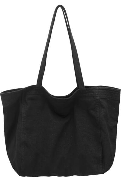 GENERAL Economical Cotton Canvas Tote Bag,Women Hobo Shoulder Bag Crossbody H...