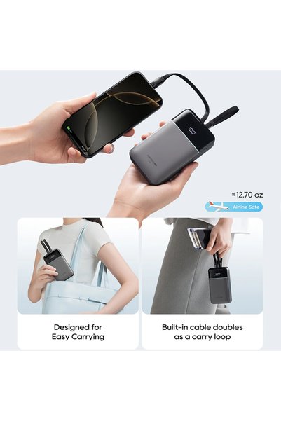 Cuktech Baterie externa Cuktech, capacitate mare 20000mAh, reincarcare rapida...