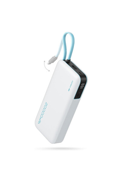 Cuktech Εξωτερική Μπαταρία, LPB200N, 20000mAh, 45W, Λευκό