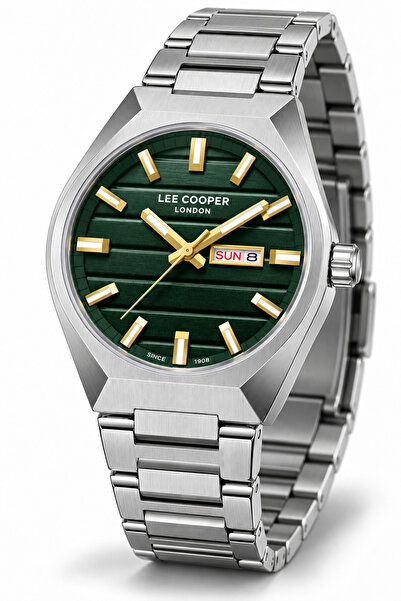 Lee Cooper OTKLC000030 Erkek Çelik Kordonlu Quartz Kol Saati