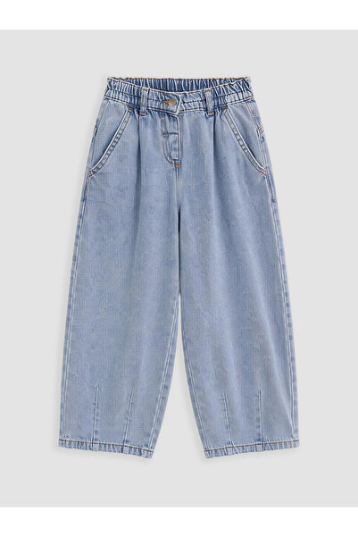 LC Waikiki Two Mt Shop Quality Lcw Kids Indigo Baloon Fit Girls' Jean Pants