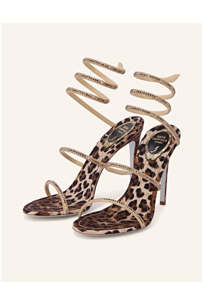 Heel Rene Caovilla CLEO Sandals with Rhinestones women