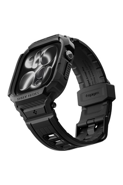 Spigen Curea cu husa Rugged Armor Pro pentru Apple Watch 12 46mm, confortabil...