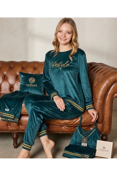 TRENDY kadife eşofman takımı