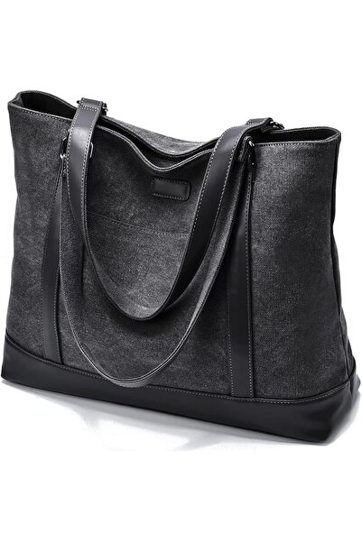 GENERAL Canvas Laptop Tote Work Bag for Women with 15.6 Inch Computer Compart...