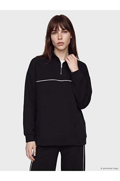 LC Waikiki Soft Touch Oversize Women's Sweatshirt Tunic (W6)