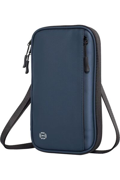 MESENS Mesen Travel Passport Wallet for Men Women, Portable RFID Blocking Tra...
