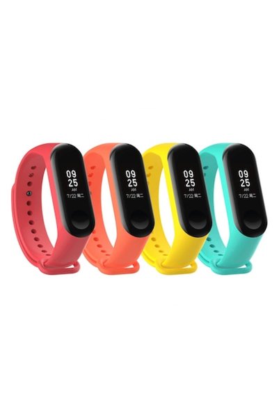 OEM Set de 4 curele din silicon pentru brățara inteligentă Xiaomi Mi Band 3, ...
