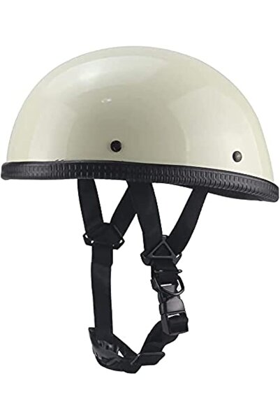 GENERAL Motorcycle Half Helmet DOT Approved, Beanie Helmet Skull Cap Half Hel...
