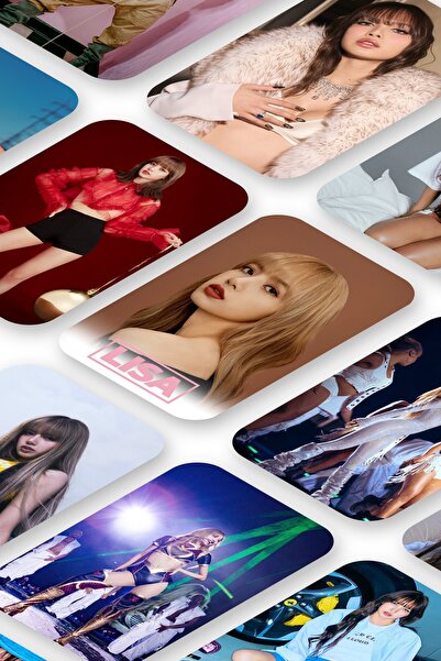 KSTAR Blackpink Lisa 56 Adet Premium Fotokart Seti