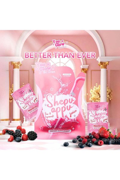 You Glow babe Shepu Appu Juice Shape Up Drink - 10 Sachets (3 Pcs Combo)