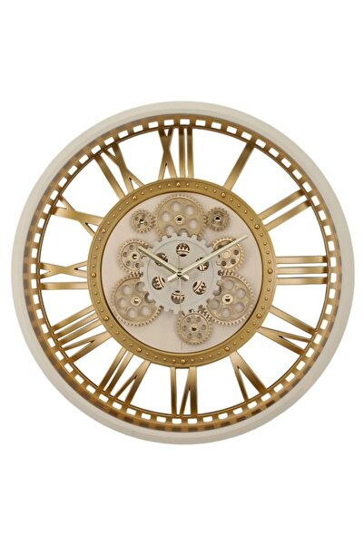 Frapan Home GLX 50 Cm Premium Dekoratif Duvar Saati Sessiz Çarklı Mekanizmalı...