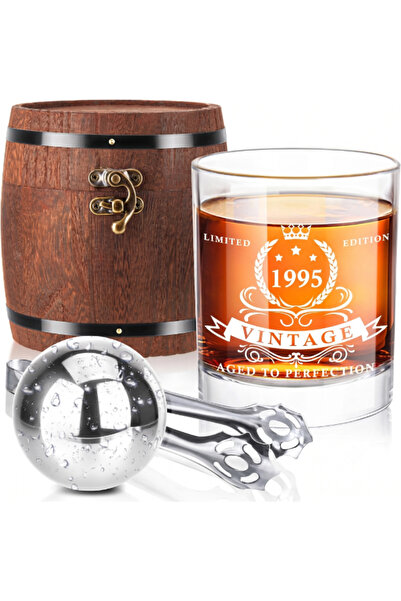 OtherMax Set de Whisky Cadou Aniversar pentru Tată Anul 1995 Vintage Elegant ...