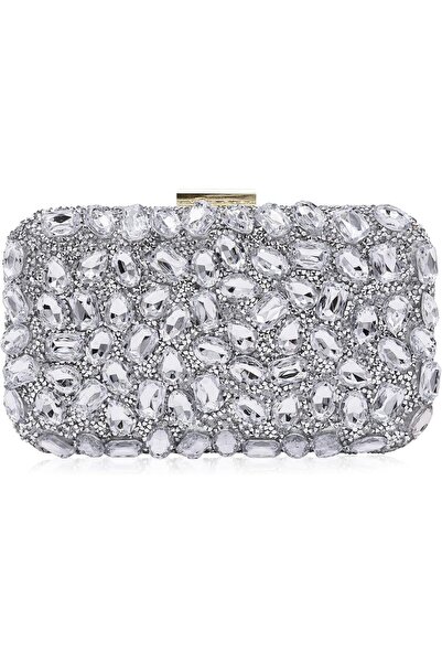 Milisente Clutch Purses For Women, Crystal Clutches Evening Bags Gemstone Clu...