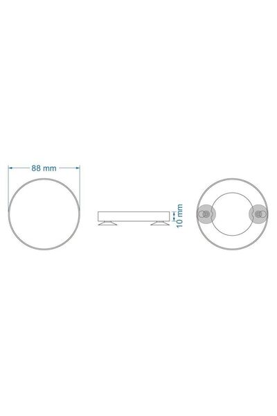 OEM Oglinda cosmetica pentru baie, XR - 1668, montaj cu ventuze, factor marir...