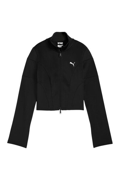 Puma Γυναικείο Φούτερ Dare to Slim Κοντό Τοπ Φόρμας XS
