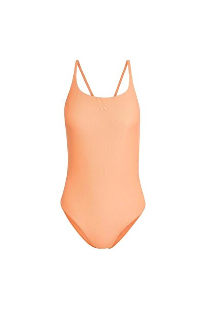 adidas Women's Orange Swimsuit Iconisea Suit Kb0682