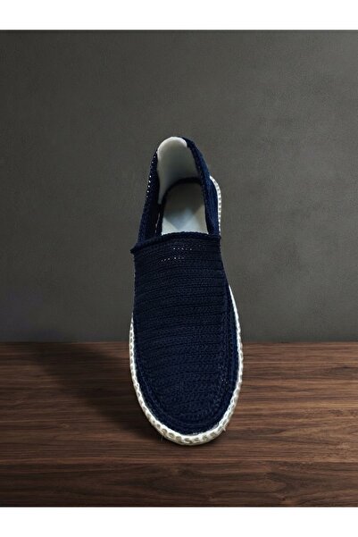 %100 El Yapımı El Örgüsü Erkek Espadril & Hafif Casual Yazlık Ayakkabı