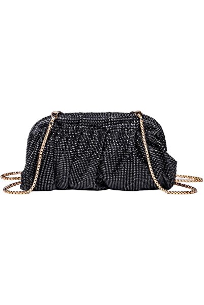GENERAL Bling Rhinestone Purse Bags Dumpling Clutch Purses for Women Formal W...