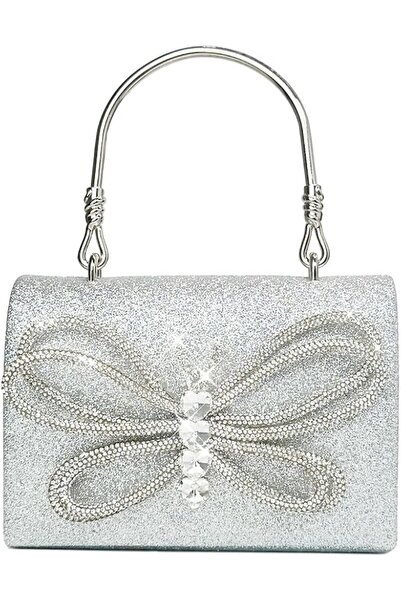 GENERAL Trisapu Womens Evening Bag Sparkly Bow Clutch Purse Wedding Party Pur...