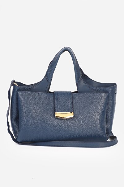 Alessia Bag Nesta Multi-Compartment Metal Buckle Hand and Shoulder Bag