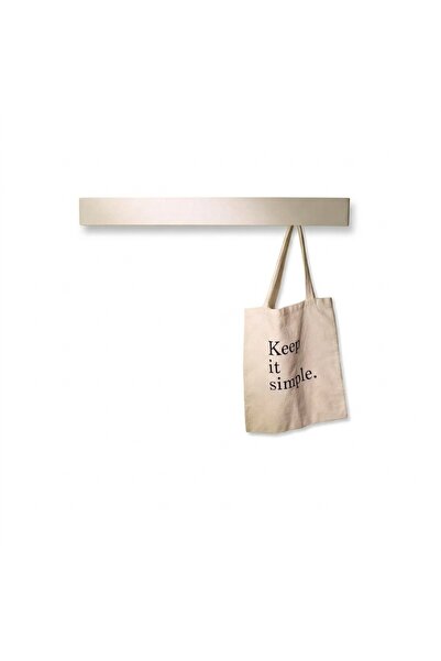OtherMax Cuier de perete pentru haine metalic modern solid alb 80 cm — cuier ...