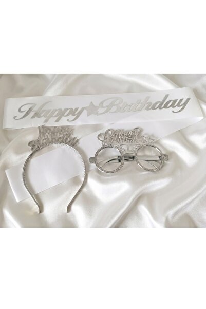GOLDCENTER HAPPY BİRTHDAY TAÇ KUŞAK GÖZLÜK SETİ