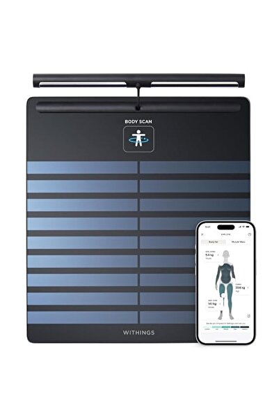 Withings ميزان ذكي متصل بالواي فاي لتحسين صحتك، ميزان شخصي بتقنية BIA، تحليل ...