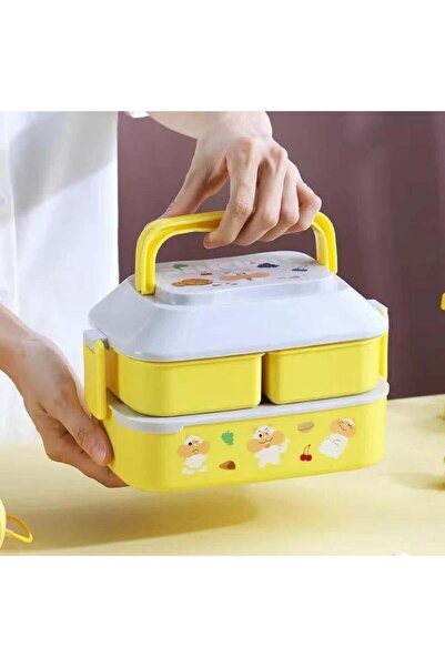 Generic Brand Kids Lunch Box for school - 2 levels