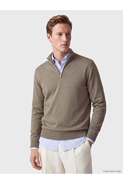 LC Waikiki Mock Neck Men's Knitwear Sweater