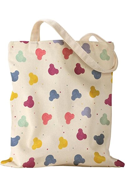 Miss Adola Aesthetic Canvas Tote Bag with Pattern for Women, Sturdy Cloth Cot...