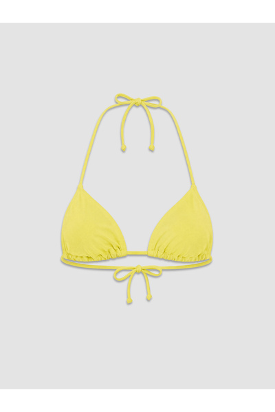 LC Waikiki Top de bikini uni cu gât cu șalter pentru damă