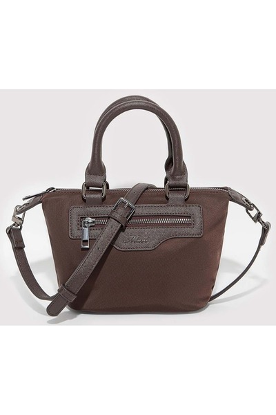 Mavi M1913020 Logo Tote Çanta Mini Çapraz Çanta Omuz Çantası Spor Çanta KAHVE...