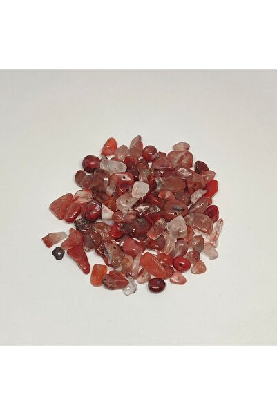 Kırık Doğal Taş Küpe Kolye Bileklik Takı Yapım Boncuğu Kiremit ( 20 gram )